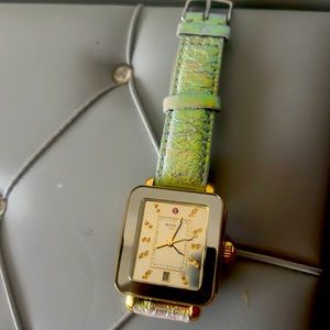 Iridescent Michele watch